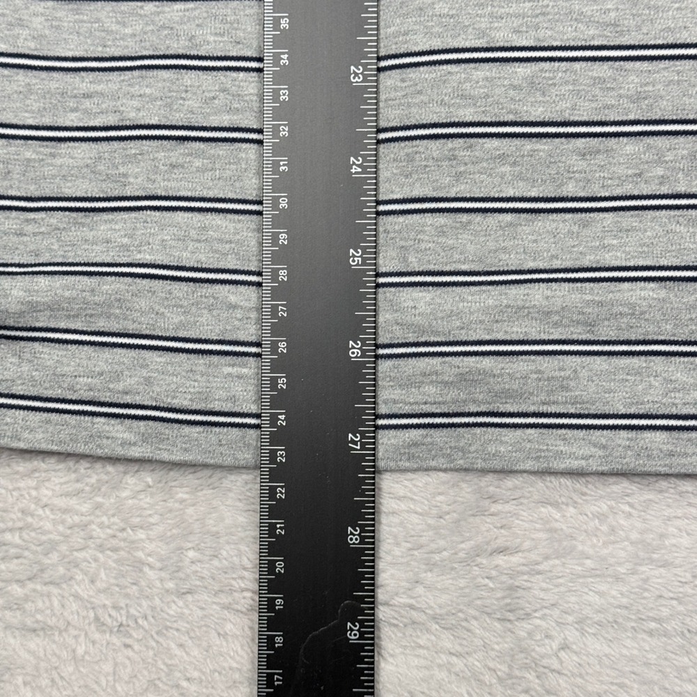 Polo Ralph Lauren Classic Fit Striped Polo Shirt Mens XL Gray Navy White - Picture 5 of 10